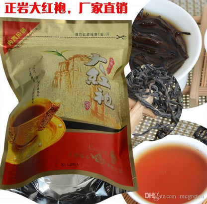 New DahongPao Tea Zip Seal Bag Package Wuyi Oolong Shui Xian DaHongPao 200g
