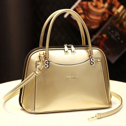 Luxury Shell Handbags Leather Shoulder Bags Crossbody Purse 34*22*14 CM Zipper