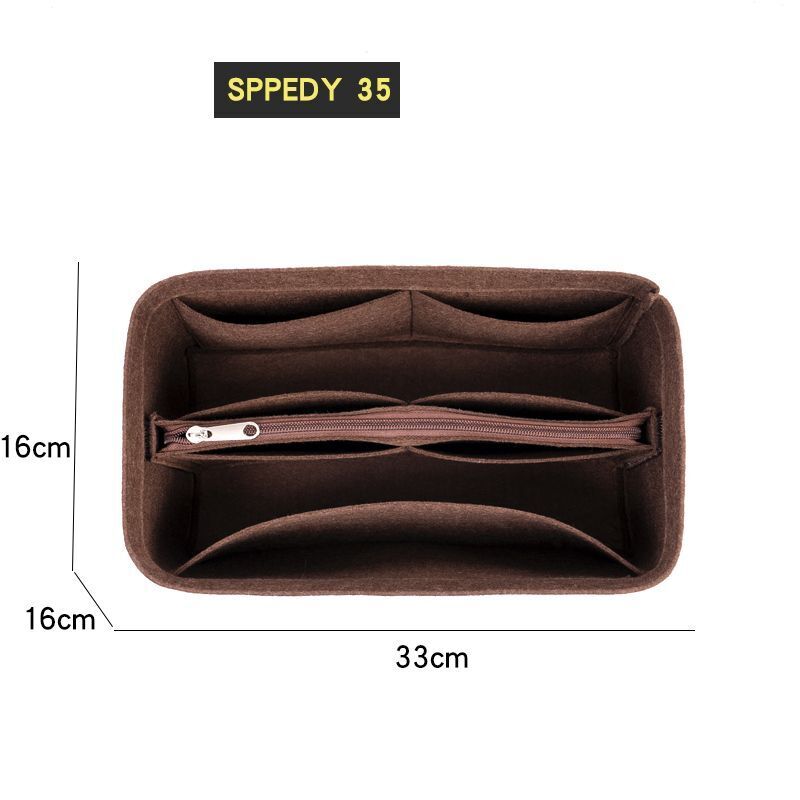Felt Insert Bag Organizer Handbag Liner Pouch Cosmetics Makeup Bag 18*3*23CM 1PC