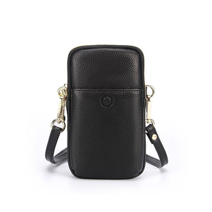 Genuine Leather Small Shoulder Crossbody Bag Adjustable Strap Messenger Bags 1PC