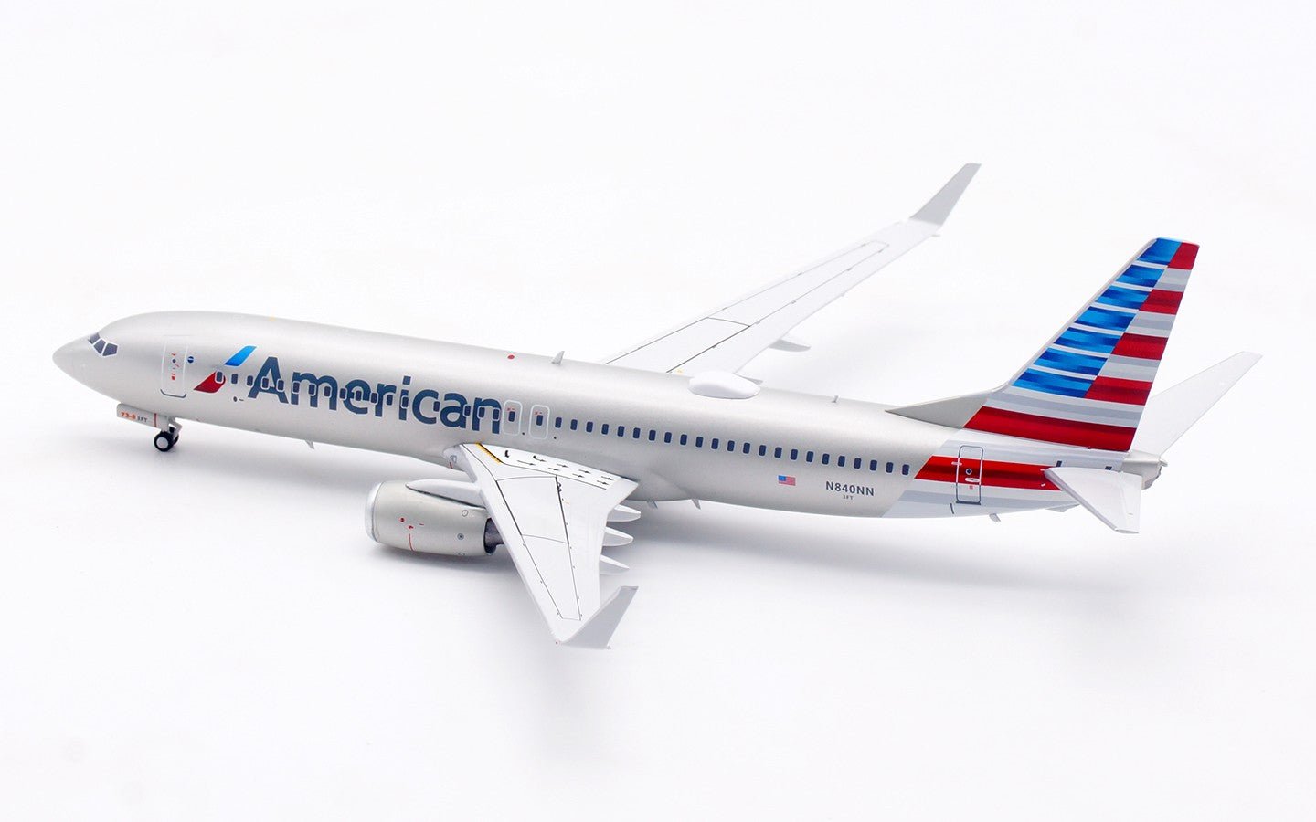 1:200 InFlight American B737-800 Passenger Airplane Diecast Aircraft Model