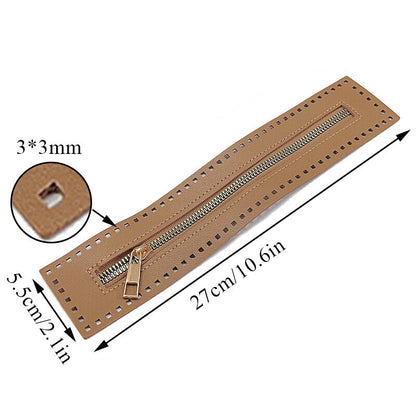 Custom DIY Zipper Woven Bag Hardware Stitch Zipper Handbag Zipper &