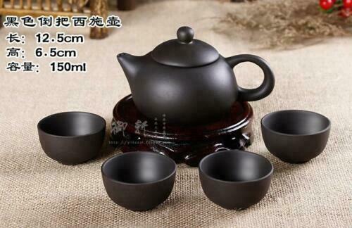Rare! Yixing xishi handmade tea pot zisha purple clay teapot zi ni 150ml+4 cup