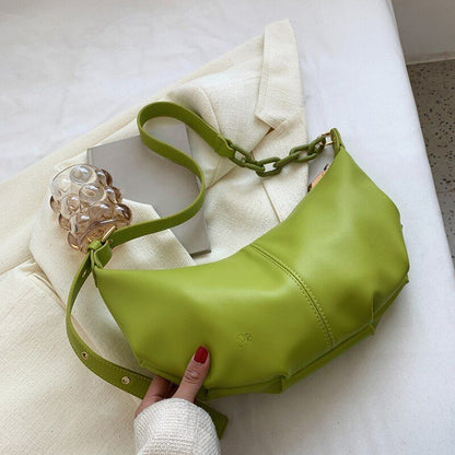 Soft Synthetic Leather Handbag Vintage Crossbody Bag Shoulder Purse 35*17*6 CM