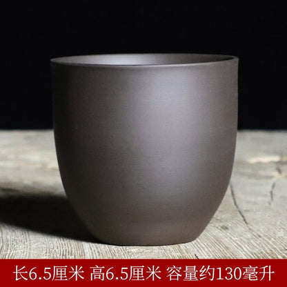130ml Chinese Purple Sand Kungfu Teacup Tea Set Tea Tasting Cup Household