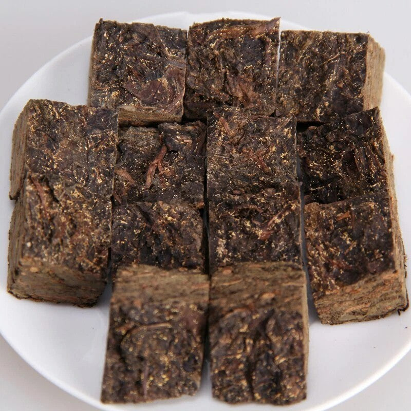 500g 2016 Anhua Dark Tea Instant Hei Cha Mini Brick Fu Zhuan Golden Flower Tea
