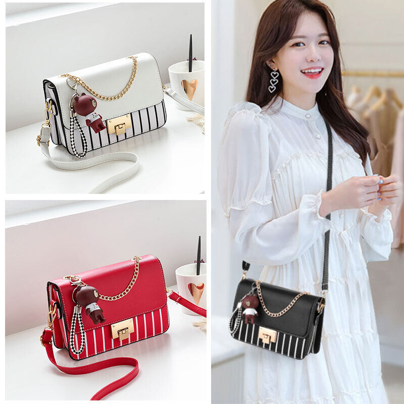Womens Ladies Handbag Rectangle Shoulder Messenger Tote Crossbody Bags Purse