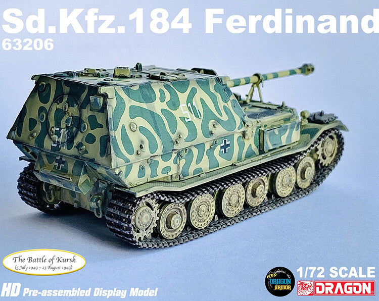 1/72 Germany Sd.Kfz.184 Ferdinand Anti-tank Destroyer Kursk 1943 Finished Model
