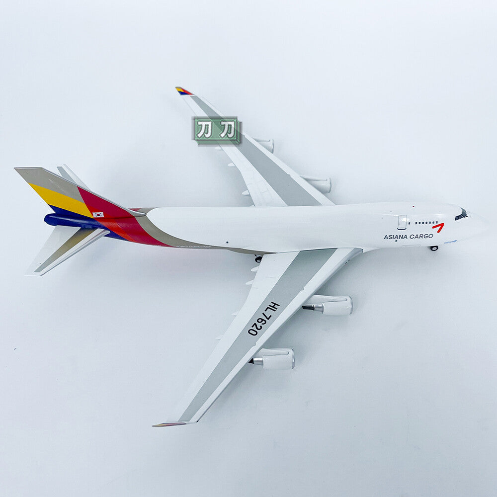 1:400 NG Lite ASIANA CARGO B747-400 HL7620 Passenger Airplane Diecast Model