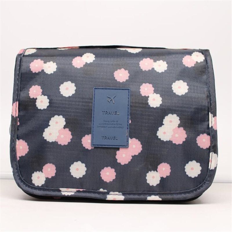 Traveling Cosmetic Bag Nylon Waterproof Makeup Purse Storage Pouch 24*9*18.5 CM
