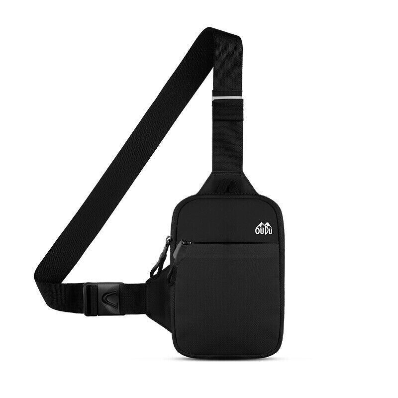 Mens Shoulder Sling Chest Bag Sport Outdoor Crossbody Wallet Nylon Waterproof