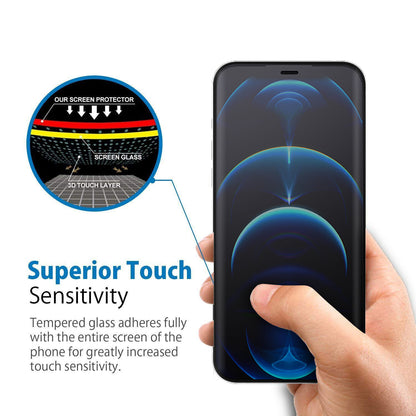 For iPhone 12/12 Pro Max/12 Pro Privacy Tempered Glass Anti-Spy Screen Protector