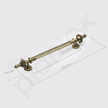 Set of 2 Antique Look Main Door Handle Pull Push Door Handle Door Accessories