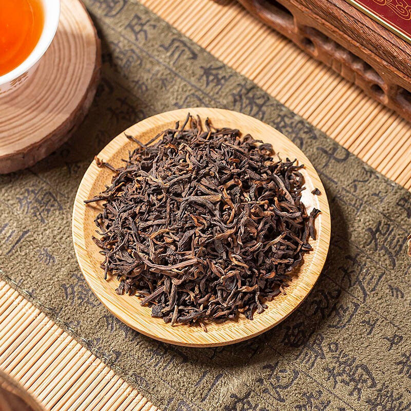 CHINATEA Yunnan Ji Xiang Ru Yi Loose Leaf Pu-erh Tea Ripe Puer Pu'er 200g Tin