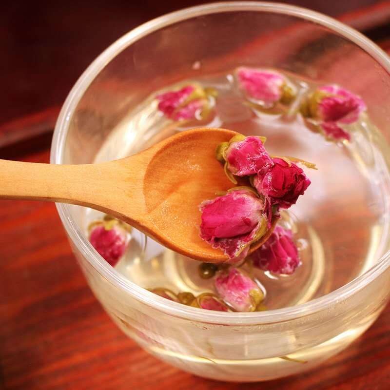 Red Rose Bud Tea,Aroma Dry flower,Bloom Cherry Floral Herbal tee Loose tea