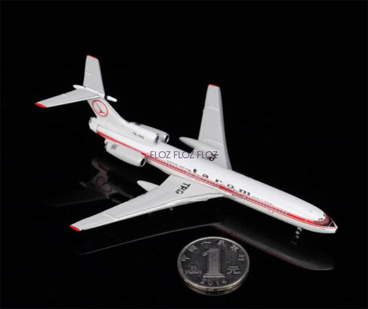 Phoenix Tarom for Tupolev TU-154B YR-TPG 1:400 Aircraft Pre-built Model