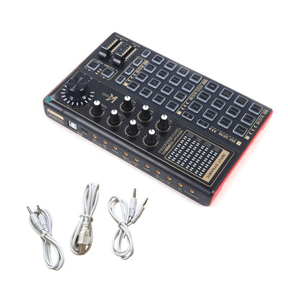 K300 Sound Card Professional Audio Mixer For Live Steaming For Music Recording
