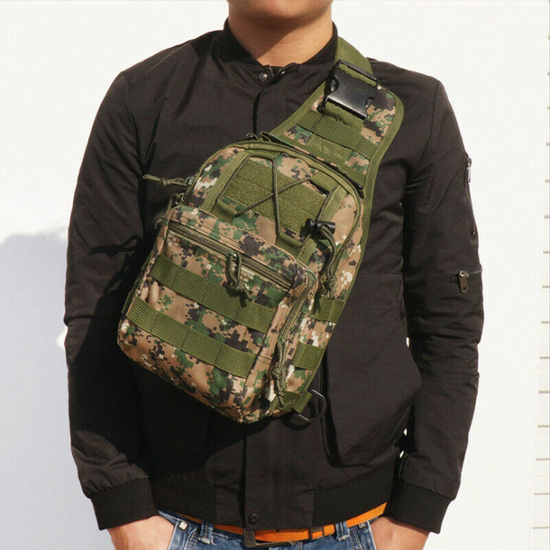 Military Tactical Backpack Camouflage Shoulder Bag Daypack 600D Backpack