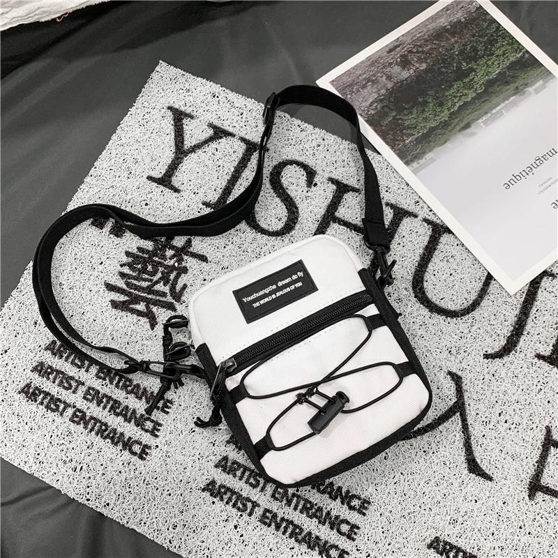 Messenger Handbag Cell Phone Pocket Purse Nylon Shoulder Bag 14*16*6CM Polyester