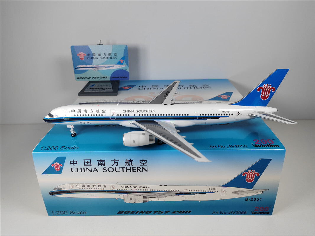 1:200 Aviation CHINA SOUTHERN BOEING B757-200 Airplane Diecast Plane Model