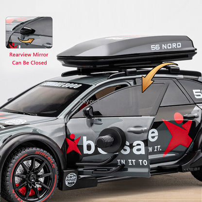 1/24 Audi RS6 Model Car Metal Diecast Toy Cars Boys Toys for Kids Gifts Gray