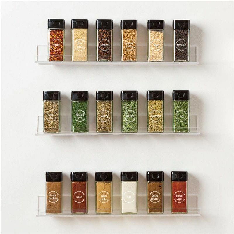Stickers 274pcs Clear Spice Label Jars Food Bottles Containers Seasoning Marks