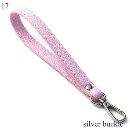 PU Leather Wallet Strap Replaceable Handbag Metal Bag Wrist Strap Key Belt