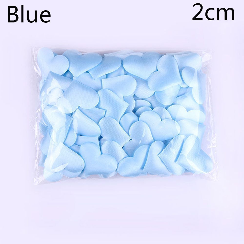 Wedding Party Decoration 100Pcs Padded Fabrics Throwing Petals Love Heart Decors