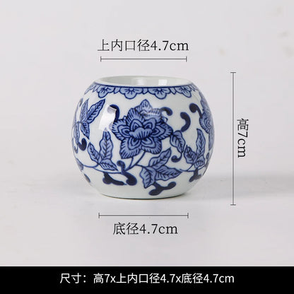 Blue and White Porcelain Ceramic Household Dining Table Desktop Decoration