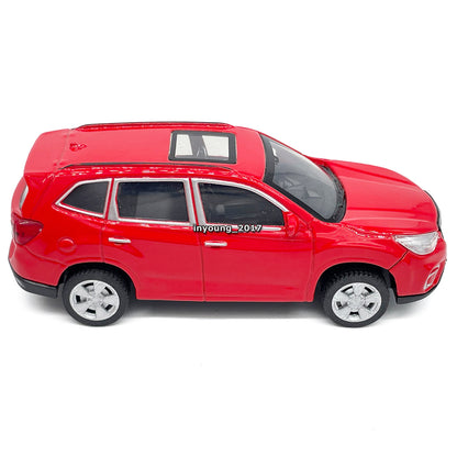 1/43 2021 Subaru Forester Model Car Diecast Toy Cars Boys Toys Kids Gifts Red