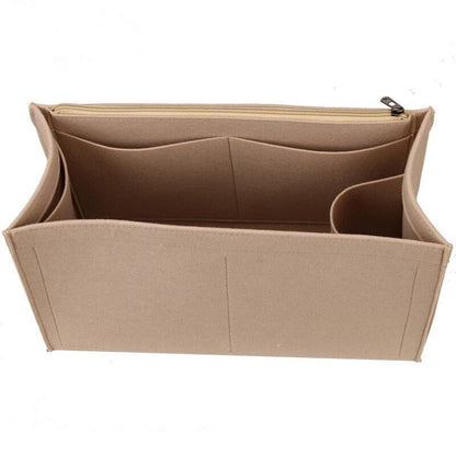Felt Insert Bag Organizer Handbag Cosmetic Bag Makeup Traveling Inner Purse 1 PC