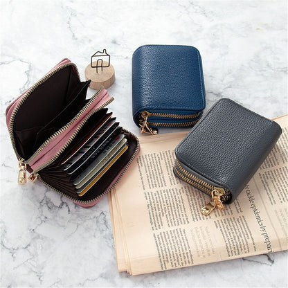Wallet Coin Purse Synthetic Leather Zipper Card Holder Case Pocket Money Bag 1PC