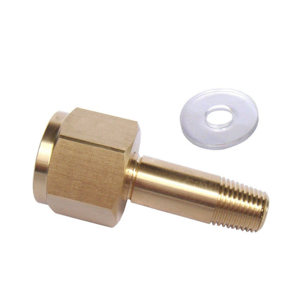 DIN 477/W21.8 Hex Nut &Nipple with Washer Carbon Dioxide Regulator Hardware Tool