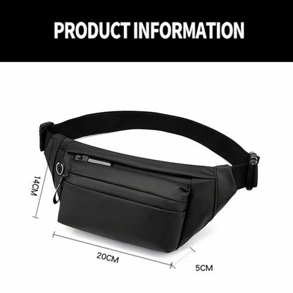 Men Belt Bag Chest Pack Male Waist Bag Sports Pack Men's Travel Shoulder Bags