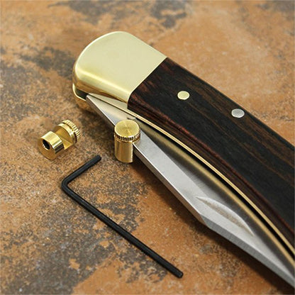 3PCs. Thumb Stud Brass for Buck 110 Suitable knife back thickness 3.1/3.5/4mm