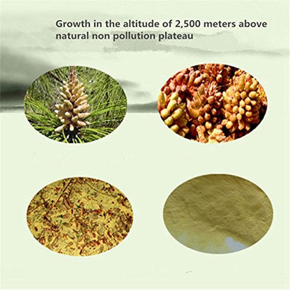 Yunnan Wild Harvested Pine Pollen Powder Cracked Broken Cell Wall 100g ,500g
