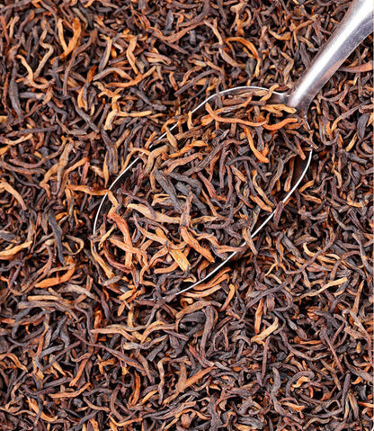 YunNan Iceland Pu-erh tea ripe tea Old tree fragrant court golden bud ripe tea