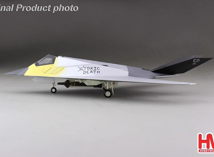 1:72 HM F-117A Nighthawk "Toxic Death" 79-10781, 1991 Bomber Diecast Plane Model