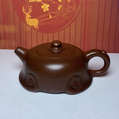 Vintage China Yixing Purple Clay Teapot Zisha Ceremony Fashion Exquisite Tea Set