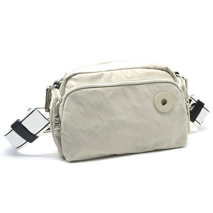 Nylon Medium Size Messenger Bag Fashion Shoulder Bag Purse Grey/Blue/Black/White