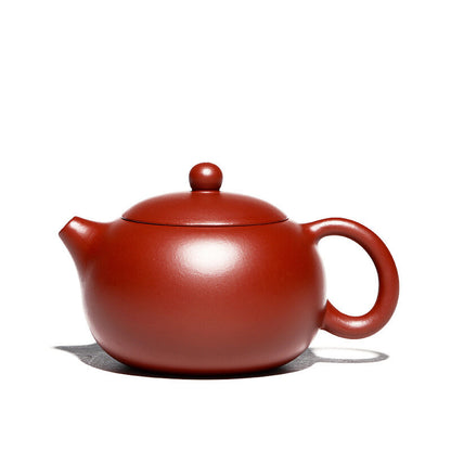 One Pot 2 Matching Cups Real Yixing Zisha Dahongpao Clay Xishi Tea Pot Marked