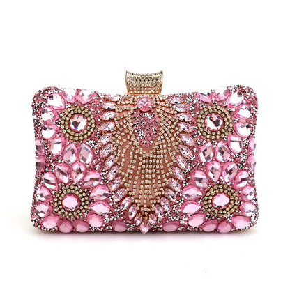Green Tassel Women Evening Bags Shoulder Handbags For Party Holder Purse