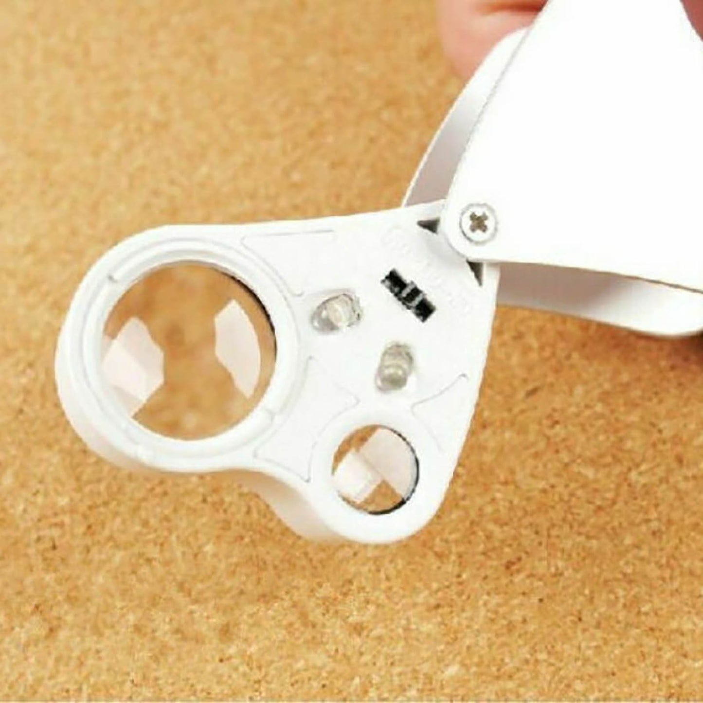 30x 60x Jeweler's Loupe Dual lenses Band Light Antique geology Magnifier Lens C