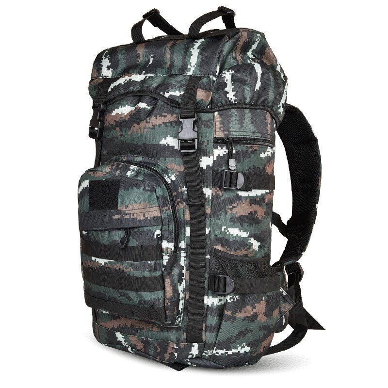 50L Large Capacity Tactics Backpack Nylon Army Bag Hike Travel Backpacks