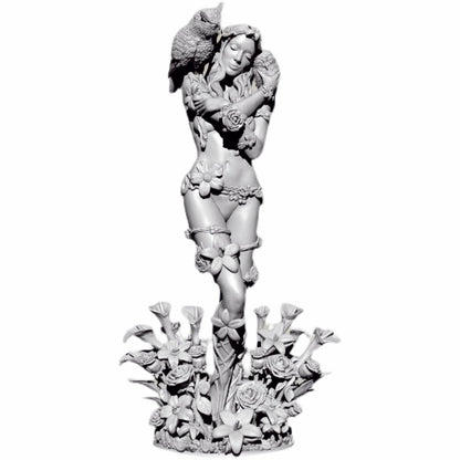 1/24 resin figure model kit Dryad 3D Printing Unassembled Unpainted