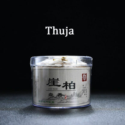 4 Hour Incense Coil Tibetan Sandalwood Wormwood Jasmine Home Aromatic Fragrances