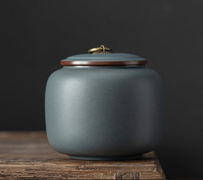 Sealed Canister For Loose Tea Real Yixing Zisha Purple Clay Jar With Lid Small