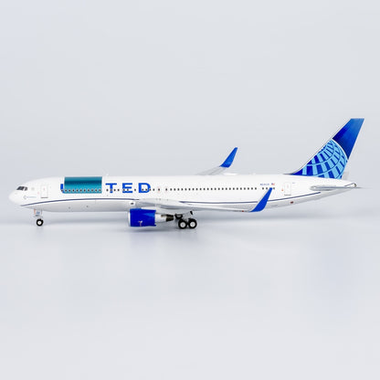 1:400 NGmodels United Airlines Boeing 767-300ER Passenger Airplane Diecast Model