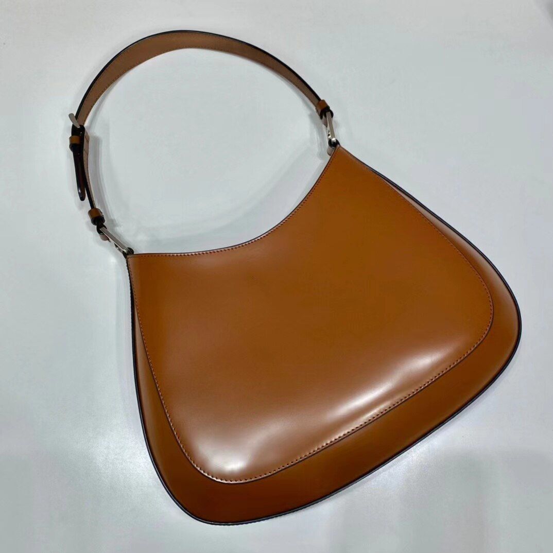 Underarm Bag Classic Style Vintage Shoulder Purse Genuine Leather Polyester Bags