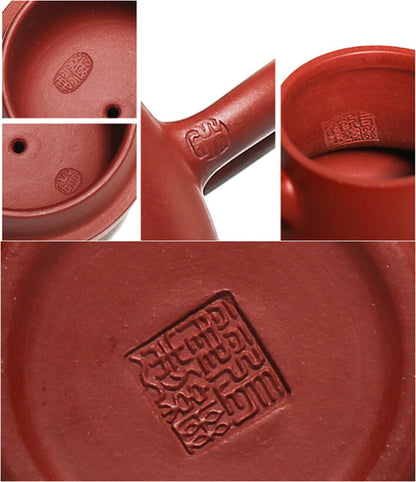 130ml Chinese Kungfu Tea Pot Real Yixing Zisha Dahongpao Clay Marked Handmade
